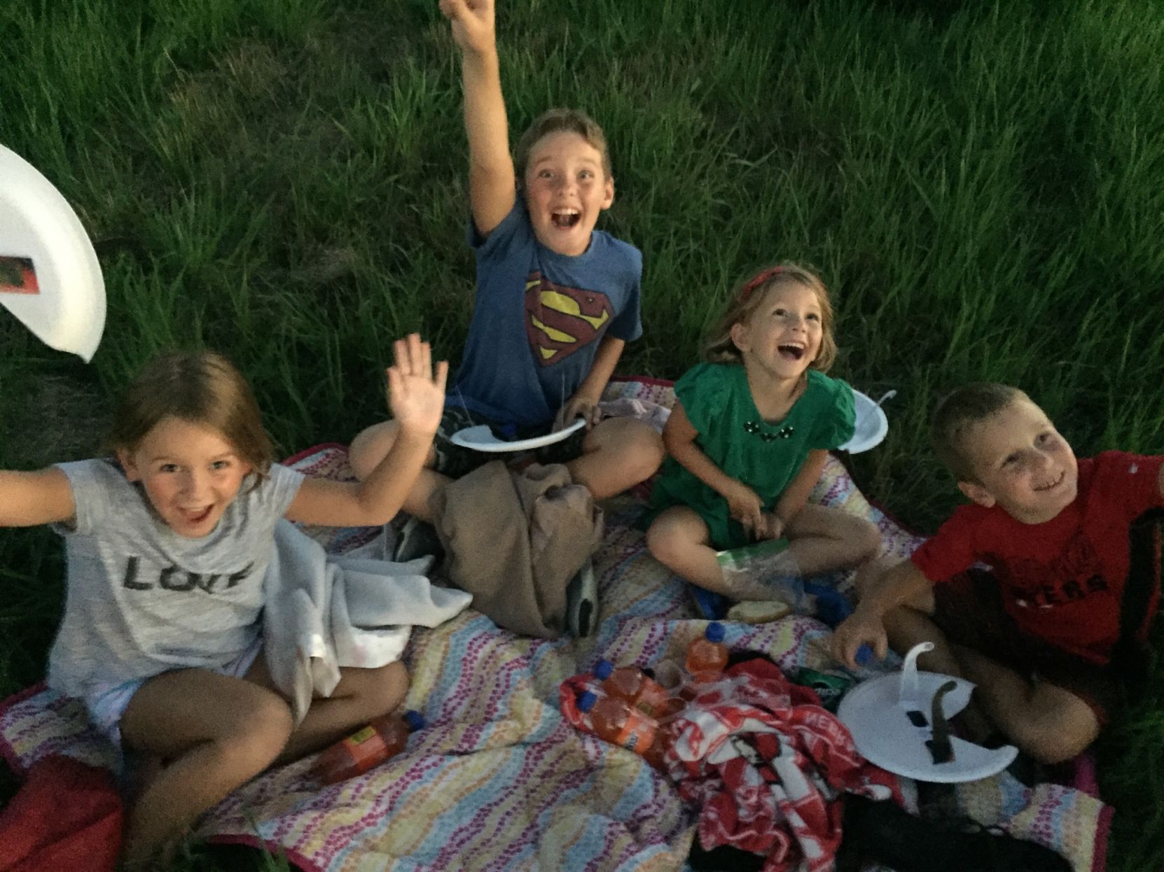Schulte kids after taking off their glasses